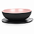 Tupperware Tigela Allegra 3,5 litros Preta e Rosa Algodão Doce - Imagem 3