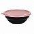 Tupperware Tigela Pragela 450ml Preta e Rosa Algodão Doce - Imagem 1