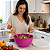 Tupperware Tigela Maravilhosa 2,6 litros Rosa Fúcsia - Imagem 2