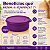 Tupperware Tigela Colors 500ml Roxo Ametista - Imagem 2