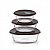 Kit Tupperware Travessa Vitrea Redonda 3 peças - Imagem 1