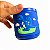 Caneca Infantil Dino T-Rex Emborrachada Alto Relevo 3D 250ml Azul - Imagem 5