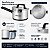 Kit Tupperware Panelas Elements 3 peças - Imagem 6