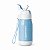 Garrafa Tupperware Térmica com Canudo 330ml Azul Aquamarine - Imagem 1