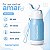 Garrafa Tupperware Térmica com Canudo 330ml Azul Aquamarine - Imagem 3