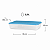 Tupperware Refri Box 3,5 litros Transparente e Azul - Imagem 2