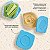 Tupperware Fresh Box Quadrada 1 litro Transparente e Azul - Imagem 4