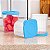 Tupperware Fresh Box Quadrada 1,5 litro Transparente e Azul - Imagem 4