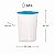 Tupperware Fresh Box Quadrada 1,5 litro Transparente e Azul - Imagem 2