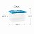 Tupperware Fresh Box Quadrada 5,2 litros Transparente e Azul - Imagem 2