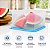 Tupperware Fresh Box Quadrada 5,2 litros Transparente e Azul - Imagem 3