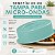 Kit Tupperware PDA 10/2026 Cristalwave Verde Mint 7 peças - Imagem 13