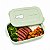 Tupperware Tigela Cristalwave Retangular Geração ll 1 litro Verde - Imagem 1