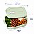 Tupperware Tigela Cristalwave Retangular Geração ll 1 litro Verde - Imagem 2