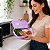Tupperware Tigela Cristalwave Retangular Geração ll 1 litro Lilás - Imagem 3