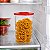 Tupperware Fresh Box Quadrada 1,5 litro Transparente e Vermelho - Imagem 3