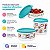 Kit Tupperware Refri Line Redondo Dolce Vita 3 peças - Imagem 3