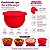 Tupperware Tigela Murano 1,3 litro Vermelho Pimenta - Imagem 4
