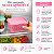 Tupperware Refri Line Quadrado 650ml Rosa Tutu - Imagem 4