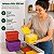Kit Tupperware Jeitoso Mix 800ml 4 peças - Imagem 5