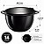 Tupperware Jumbo Criativa 14 litros Preto Black - Imagem 2