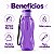 Garrafa Tupperware Eco Tupper Plus 500ml Roxa Uva - Imagem 5