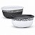 Kit Tupperware Tigela Toque Mágico Feras 550ml White e Black 2 peças - Imagem 1