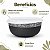 Kit Tupperware Tigela Toque Mágico Feras 550ml White e Black 2 peças - Imagem 6