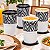 kIT Tupperware Copo Colors Feras 350ml Branco e Preto 4 peças - Imagem 3
