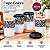 kIT Tupperware Copo Colors Feras 350ml Branco e Preto 4 peças - Imagem 4