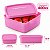 Kit Tupperware Jeitosinho 400ml Rosa Tutu 4 peças - Imagem 3