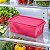 Tupperware Super Fresh Retângular 2,2 litros Rosa Glamour - Imagem 2