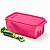 Tupperware Super Fresh Retângular 2,2 litros Rosa Glamour - Imagem 6
