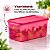 Tupperware Super Fresh Retângular 3,1 litros Rosa Glamour - Imagem 3