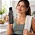 Tupperware Garrafa Eco Tupper Quadrada Plus 1 litro Black - Imagem 3