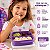 Tupperware Basic Line com Divisórias 550ml Roxo Uva - Imagem 3
