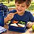 Tupperware Basic Line com Divisórias 550ml Azul Mar Profundo - Imagem 3
