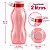 Garrafa Tupperware Eco Tupper Plus 2 litros Rosé Centilante - Imagem 4