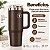 Tupperware Copo Térmico Big T com Canudo 1,1litro Marrom Brownie - Imagem 5