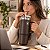 Tupperware Copo Térmico Big T com Canudo 1,1litro Marrom Brownie - Imagem 2