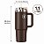 Tupperware Copo Térmico Big T com Canudo 1,1litro Marrom Brownie - Imagem 4
