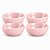 Kit Tupperware Tigelinha Allegra Rosa 250ml 4 peças - Imagem 1