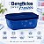 Kit Tupperware Freezer Line 450ml Azul Mar Profundo 2 peças - Imagem 4