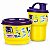 Kit Tupperware Copo Colors 225ml + Potinho 140ml Miau - Imagem 1