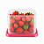 Tupperware Refri Line Quadrado 1 litro Transparente e Rosa - Imagem 2