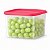 Tupperware Refri Line Quadrado 1 litro Transparente e Rosa - Imagem 1