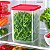 Tupperware Refri Line Quadrado 1,8 litro Transparente e Rosa - Imagem 3