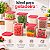 Kit Tupperware PDA 12/2026 Refri Line Quadrada 8 peças - Imagem 4