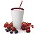 Tupperware Copo Allegra Vermelho e Branco 450ml - Imagem 1