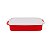 Tupperware Basic Line Com Divisórias 1 litro Vermelho - Imagem 1